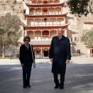 The following morning The King and Queen visited the famous Mogao Caves. Photo: Tom Hansen / hansenfoto.no 